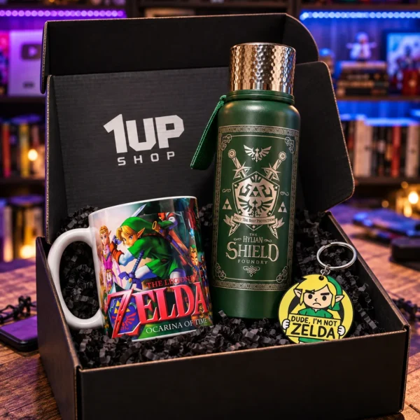 Kit de Regalo Zelda – Termo Térmico + Taza + Llavero 3D